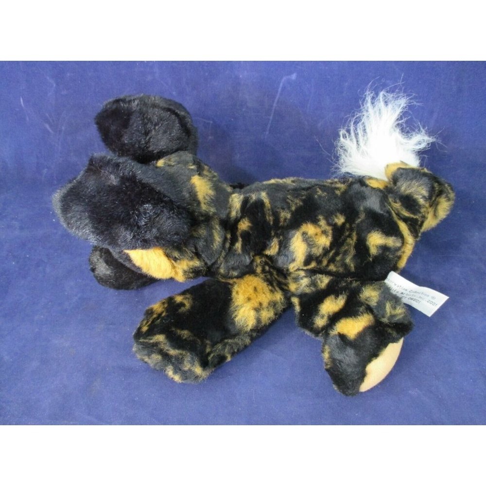 Plush African Painted Puppy Conservation Collection Wildlife Artists 2001 Gently